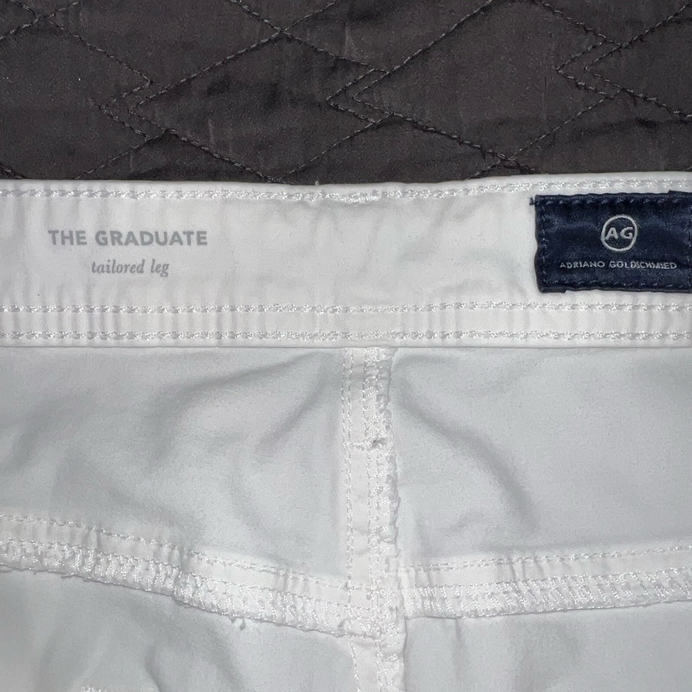 AG Adriano Goldschmied White Pants
